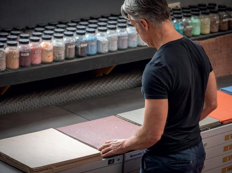 Gerflor Nachhaltigkeit - Engagement Altmaterial