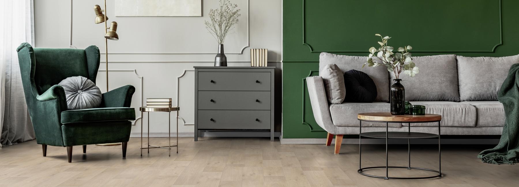 Gerflor Dekor Timber Clear Wohnzimmer