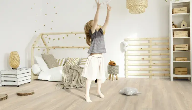 Gerflor Dekor Empire Sand - Kinderzimmer Mädchen mit Stern